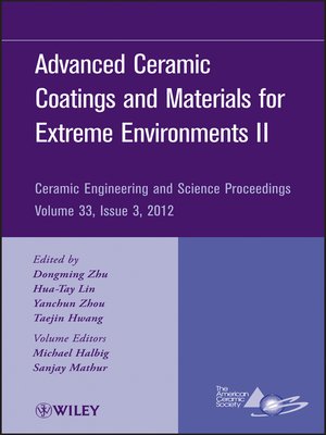 cover image of Advanced Ceramic Coatings and Materials for Extreme Environments II